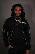 KELVANTE Signature Set – Hoodie & Pantalón Negro